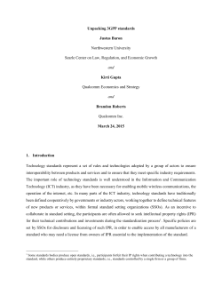 Unpacking 3GPP standards
