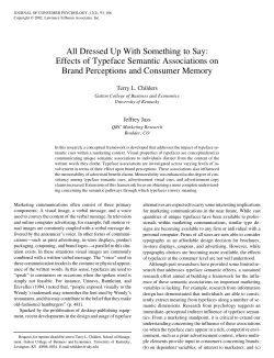 All Dressed Up With Something to Say: Effects of