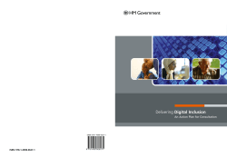 Delivering Digital Inclusion