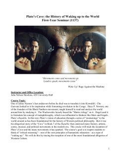 Plato`s Cave - The Ohio State University