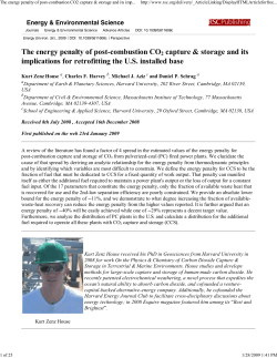 energy penalty - Harvard University