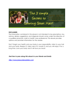The 3 Simple Secrets to Growing Great Hair