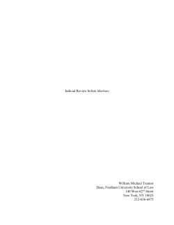 Judicial Review before Marbury