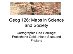 Cartographic Red Herrings: John Cabot`s Gold, Inland Seas and