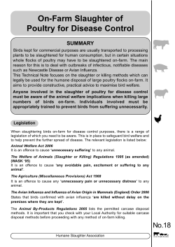 Free PDF copy - Humane Slaughter Association