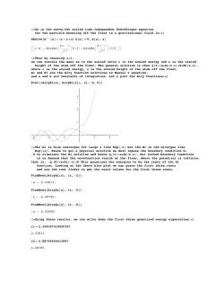 As in the notes,the scaled time-independent