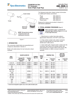 COAXICON 50-Ohm R.F. Connectors Series N Right