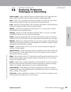 Analyzing Production Techniques in Advertising