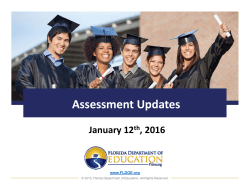 Assessment Updates