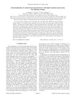 Functionalization of carbon-based nanostructures
