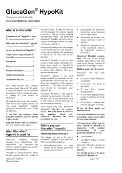 GlucaGen HypoKit - Novo Nordisk Australia