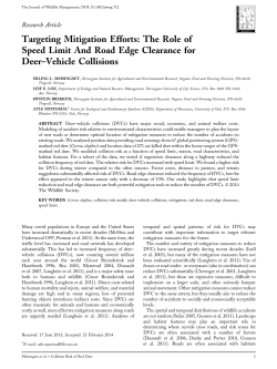 Targeting mitigation efforts: The role of speed limit and road edge