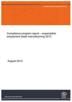 Compliance program report - expandable