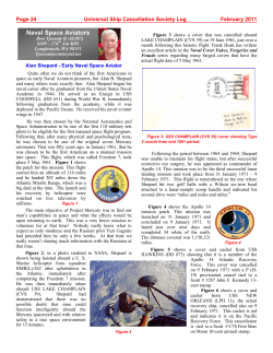 Naval Space Aviators - American Philatelic Society