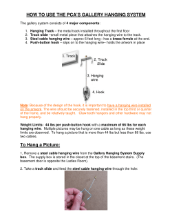 Gallery Hanging System Documentation