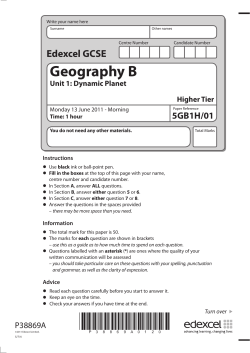 P38869A GCSE Geography B 5GB1H 01 June 2011.indd