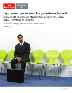 High university enrolment, low graduate employment