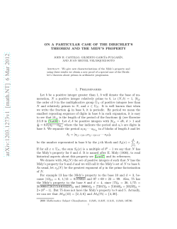 On a particular case of the Dirichlet`s theorem and the Midy`s property