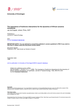 an hypothesis - Wageningen UR E