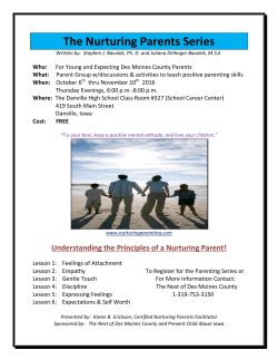 The Nurturing Parents Series