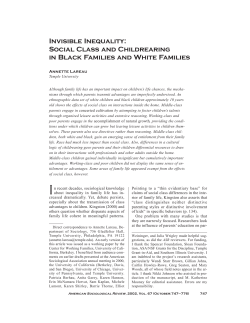 Invisible Inequality - UCLA Division of Social Sciences