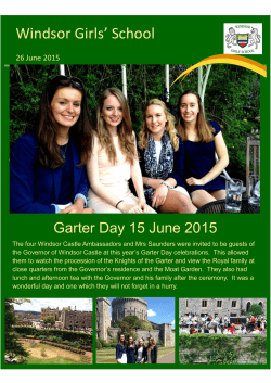 26 June 2015 - Windsor Girls` School