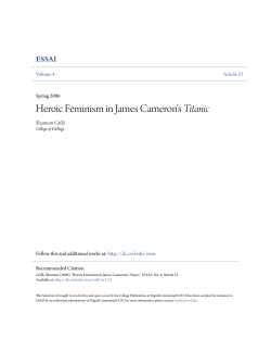 Heroic Feminism in James Cameron`s Titanic