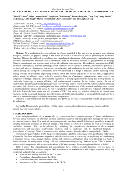 EKG - Electrokinetic