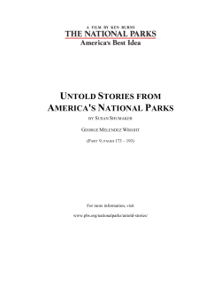 untold stories from america`s national parks