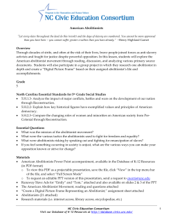 American Abolitionists - Database of K