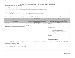 MACC.6.EE.1 Intentional Thinking Map