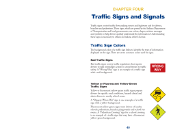 Chapter 4 - Driver Ed Safety!