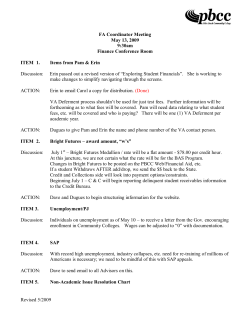 Minutes 05-13-09 - Palm Beach State College