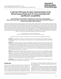 A real-time PCR assay for direct characterization