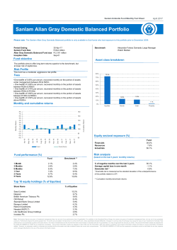 Sanlam Allan Gray Domestic Balanced Portfolio