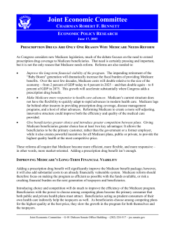 Joint Economic Committee - National Center for Public Policy