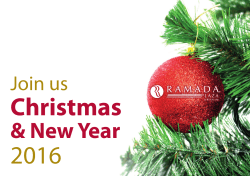 Christmas 2016 - Ramada Plaza Wrexham