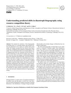Understanding predicted shifts in diazotroph