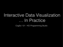 Interactive Data Visualization In Practice