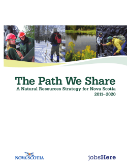 The Path We Share - Government of Nova Scotia
