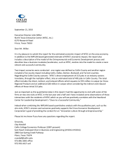 here - North Texas Enterprise Center