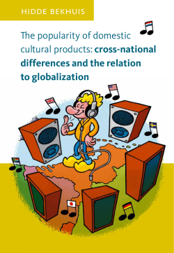 The popularity of domestic cultural products