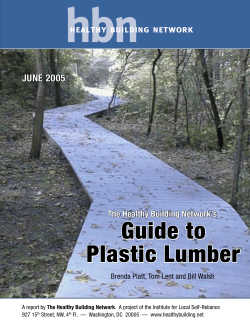 Guide to Plastic Lumber