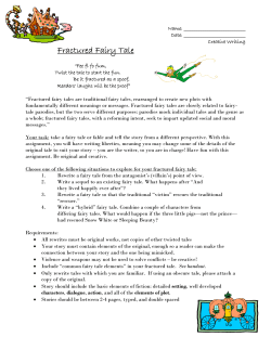 fractured fairy tale assignment-2