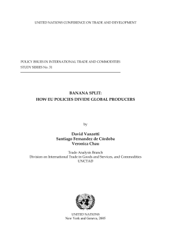 BANANA SPLIT: HOW EU POLICIES DIVIDE GLOBAL