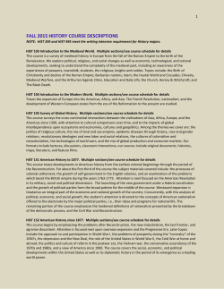 Fall 2015 Course Description - Purdue College of Liberal Arts