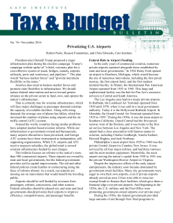 Privatizing US Airports