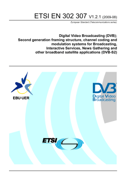EN 302 307 - V1.2.1