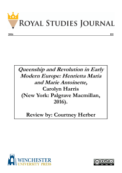 Henrietta Maria and Marie Antoinette