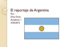 El reportaje de Argentina